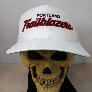 Vintage Sports Specialties Portland Trailblazers Script Snap Back Hat